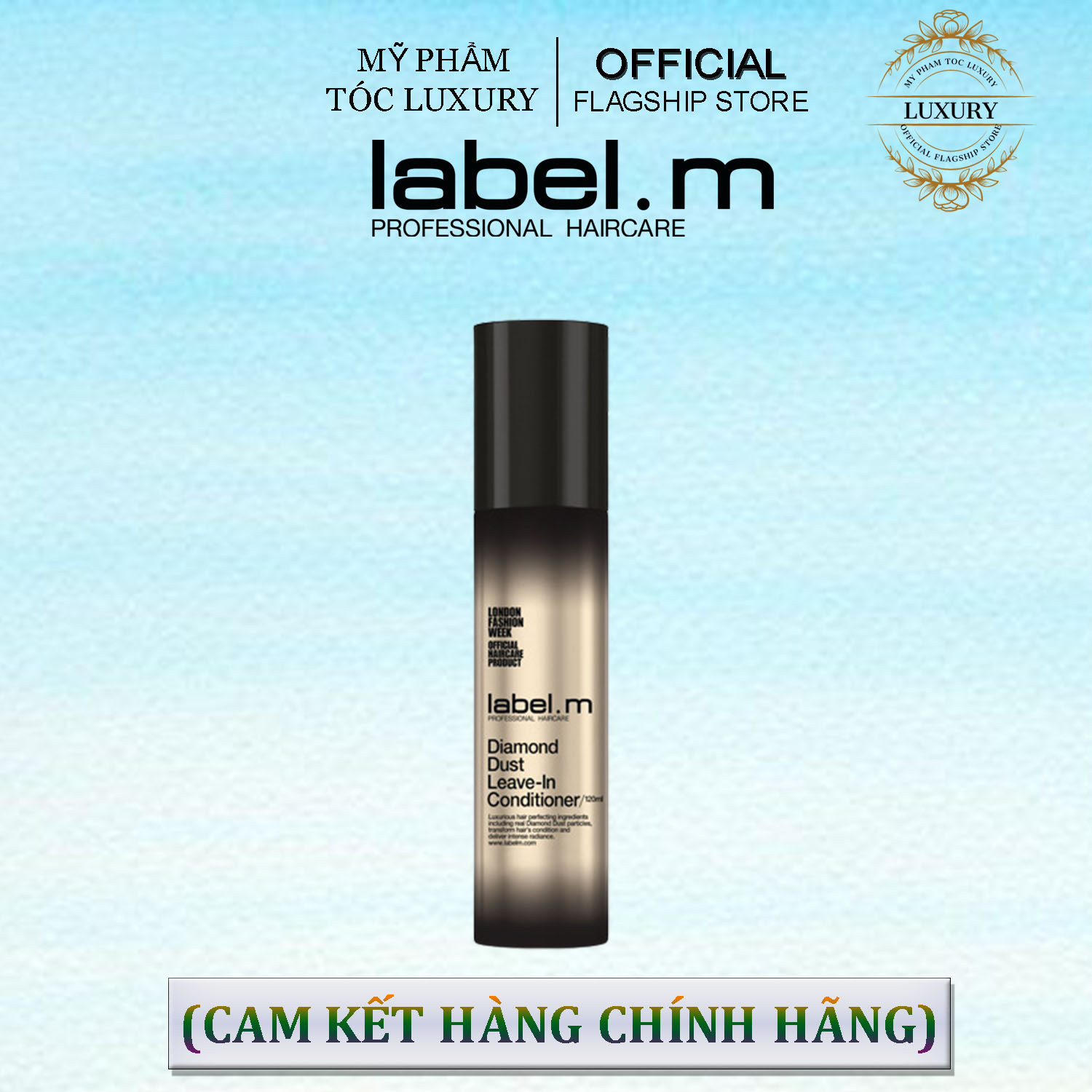 KEM XÃ KHÔ SIÊU NHẸ LABEL.M DIAMOND DUST LEAVE IN 120ML