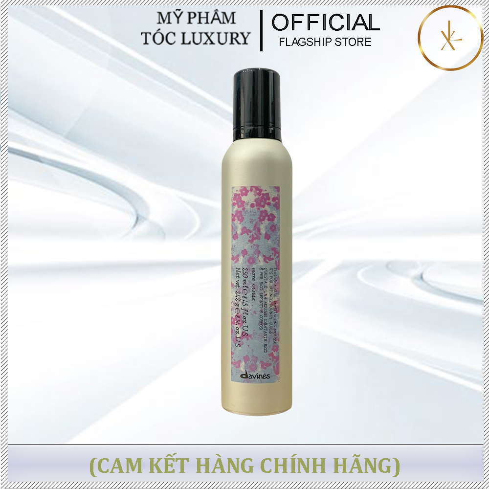 BỌT GIỮ NẾP TÓC UỐN XOĂN CURL MOISTUNGRING DAVINES 250G