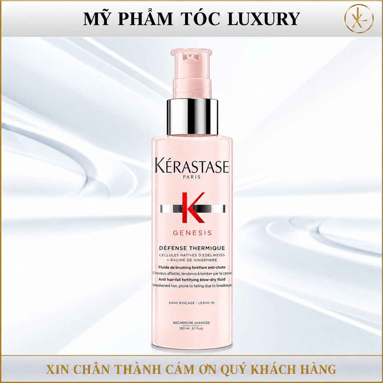 XỊT DƯỠNG KERASTASE GENESIS NGĂN NGỪA VÀ DƯỠNG TÓC GÃY RỤNG 150ML