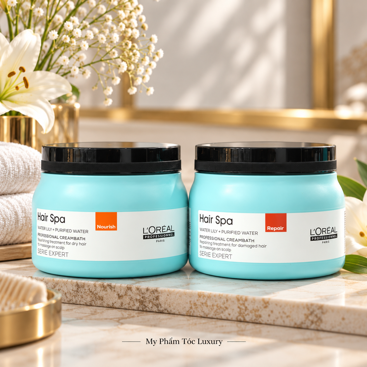 Mặt nạ hấp tóc Loreal Hair Spa