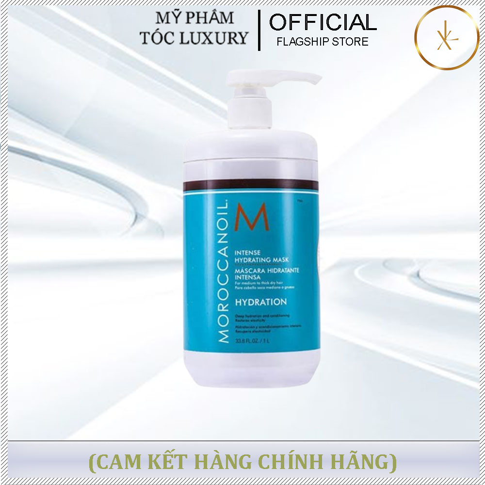 Mặt nạ dưỡng ẩm tóc khô xơ Moroccanoil Hydrating Mask 1000ml