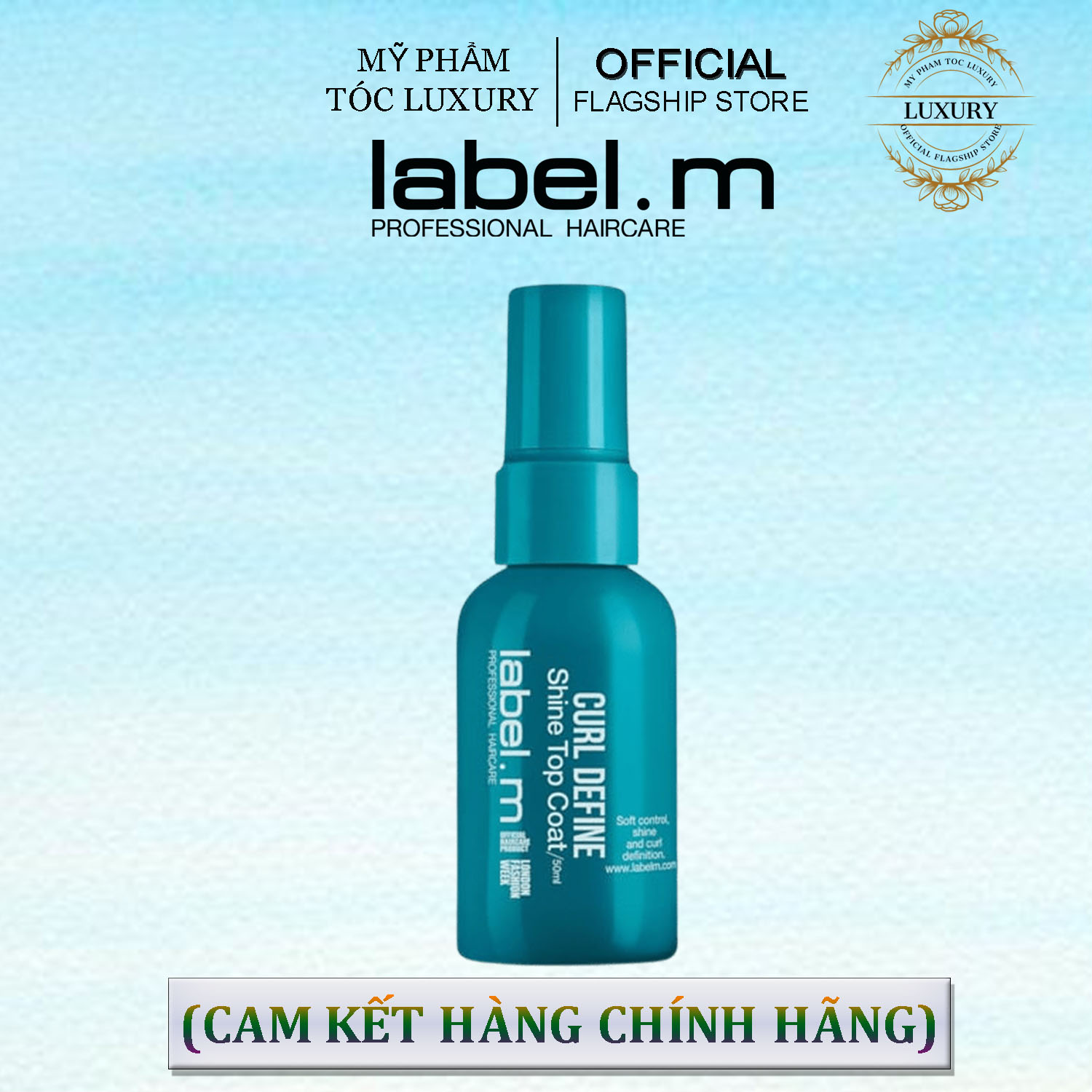 SERUM BẢO VỆ TÓC UỐN XOĂN LABEL.M NEW CURL DEFINE SHINE TOP COAT 50ML