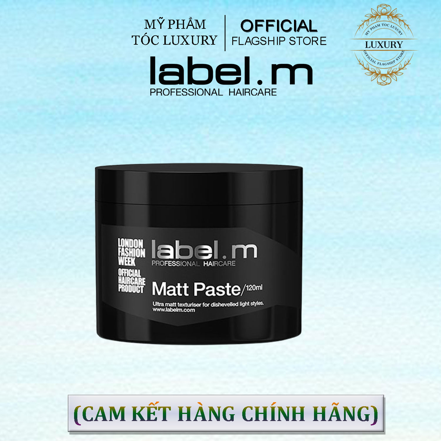 SÁP TẠO KIỂU TÁCH NẾP VÀ GIỮ DÁNG LÂU LABEL.M MATT PASTE 120ML