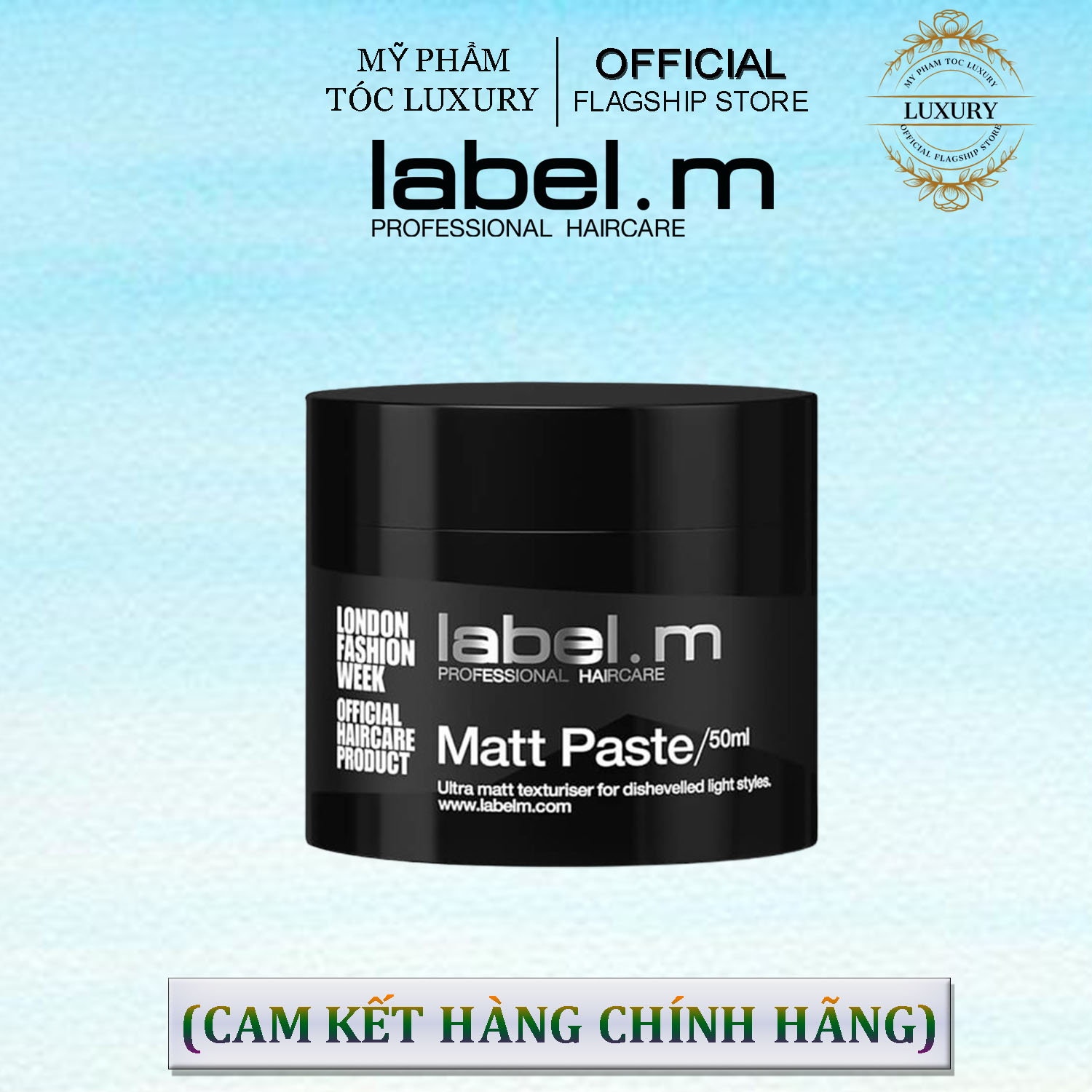 SÁP TẠO KIỂU TÁCH NẾP VÀ GIỮ DÁNG LÂU LABEL.M MATT PASTE 50ML