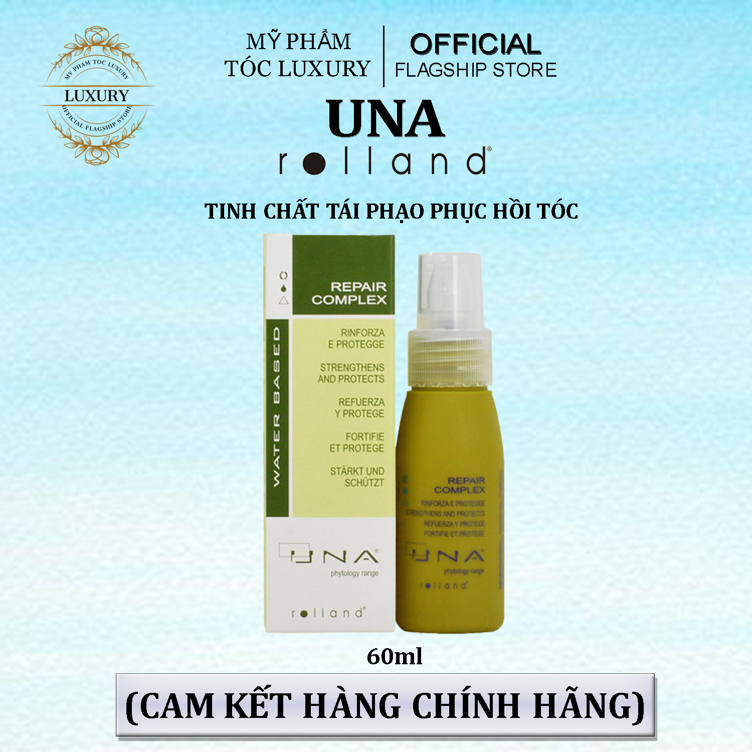 TINH CHẤT PHỤC HỒI TÓC ROLLAND UNA REPAIR COMPLEX 60ML