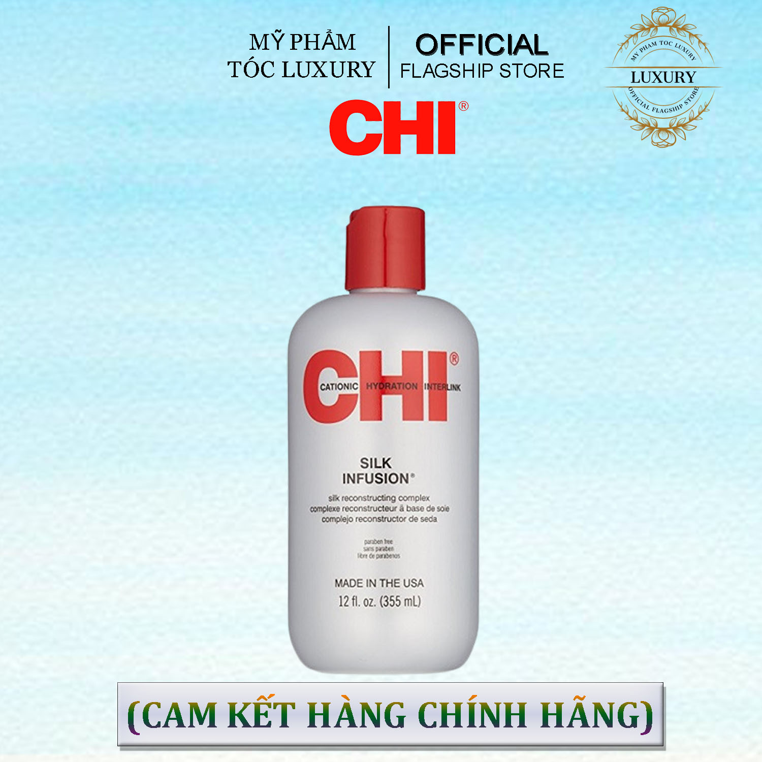 TINH DẦU DƯỠNG TÓC MỀM MƯỢT CHI INFUSION OIL 355ML