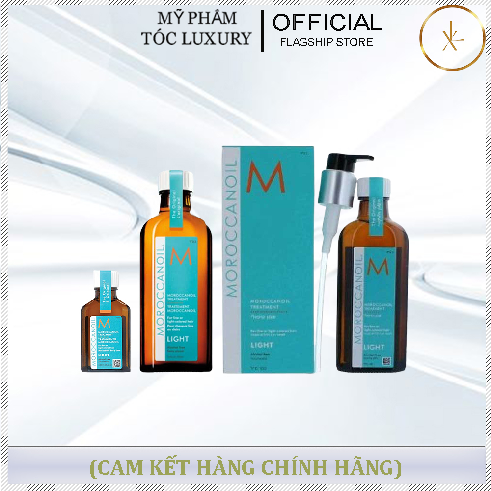 TINH DẦU DƯỠNG TÓC SÁNG MẦU MOROCCANOIL TREATMENT LIGHT 100ML-200ml-25ml