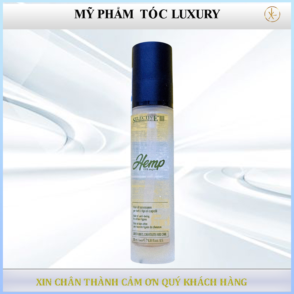 Dầu dưỡng tóc hư tổn Selective Hemp Sublime Ultimate Luxury Elixir 50ml