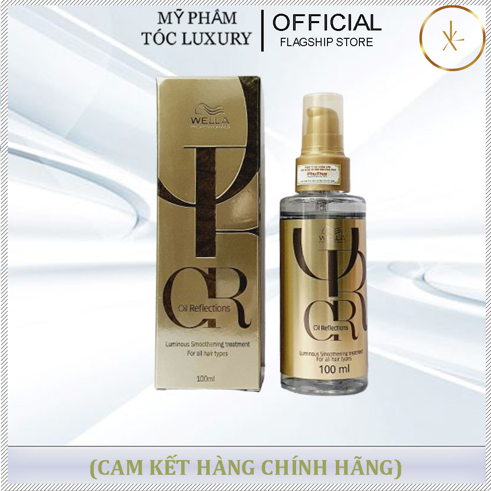 Tinh dầu dưỡng tóc Wella Oil tóc mềm mượt sáng bóng Reflections Luminous 100ml