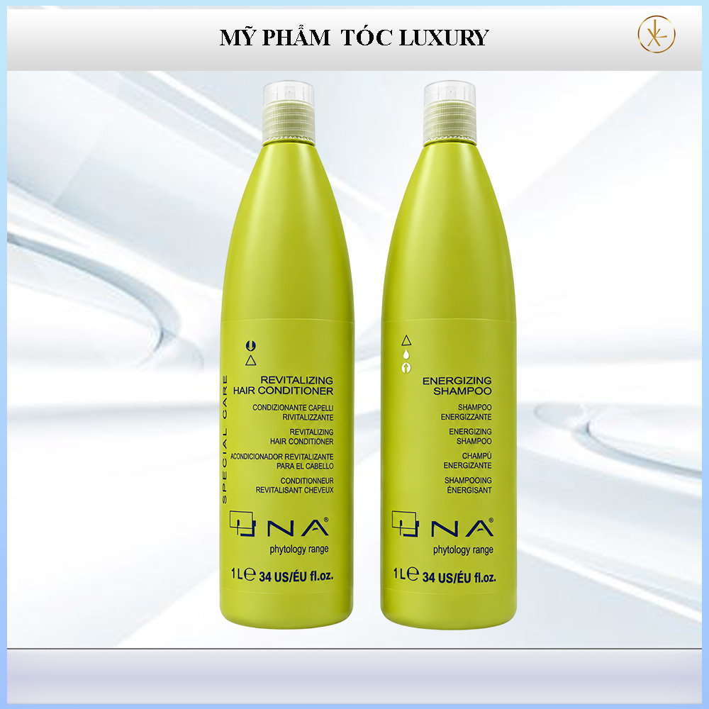 Dầu gội xả dưỡng chất mềm mượt Una Energizing Revitalizing 1000ml