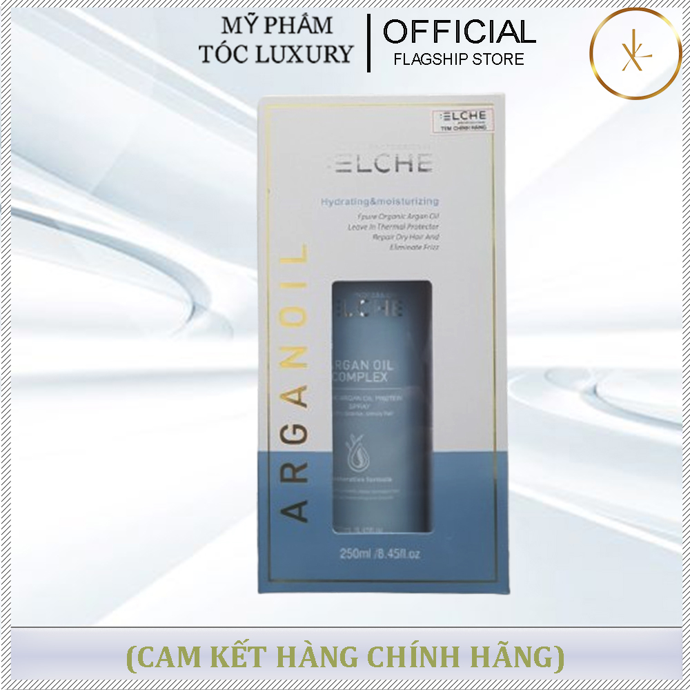 Xịt Dưỡng Chống Nhiệt Cho Tóc Elche Keratin 250ml