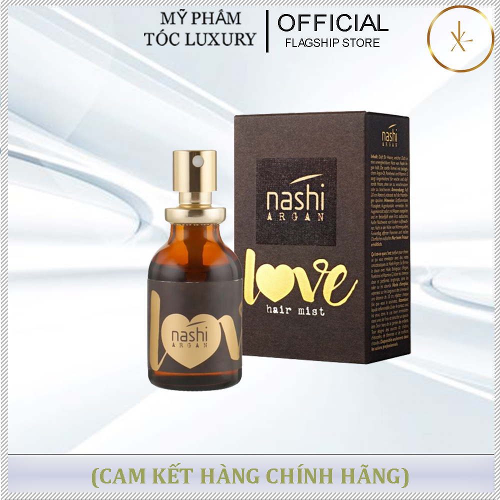 Xịt Thơm Tóc 𝑁𝑎𝑠ℎ𝑖 𝐴𝑟𝑔𝑎𝑛 𝐿𝑜𝑣𝑒 𝐻𝑎𝑖𝑟 𝑀𝑖𝑠𝑡 20ml