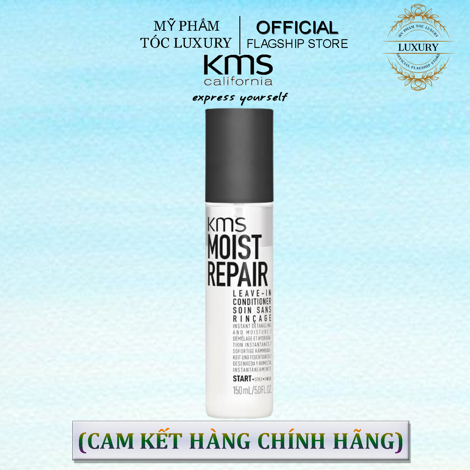 XỊT XẢ KHÔ DƯỠNG ẨM KMS MOIST LEAVE-IN REPAIR 150ML