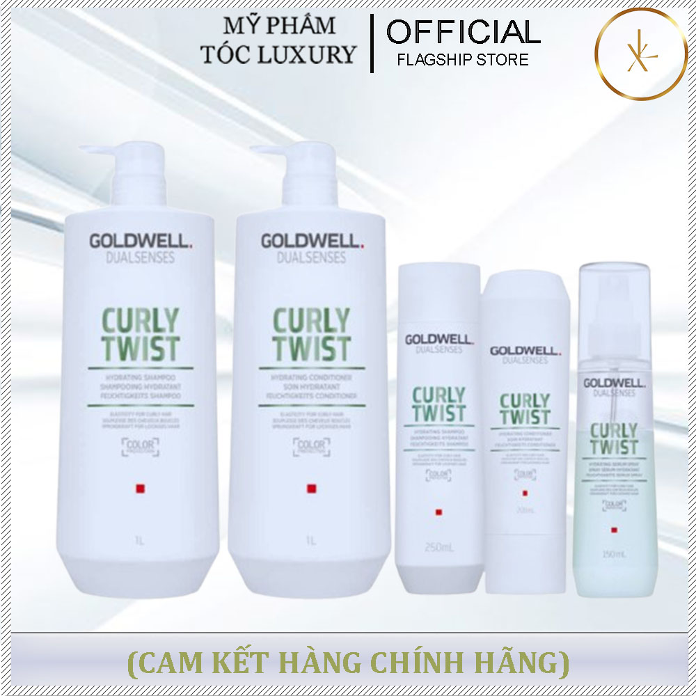 DẦU GỘI DÀNH CHO TÓC XOĂN UỐN GOLDWELL CURLY TWIST 1000ML-250ml