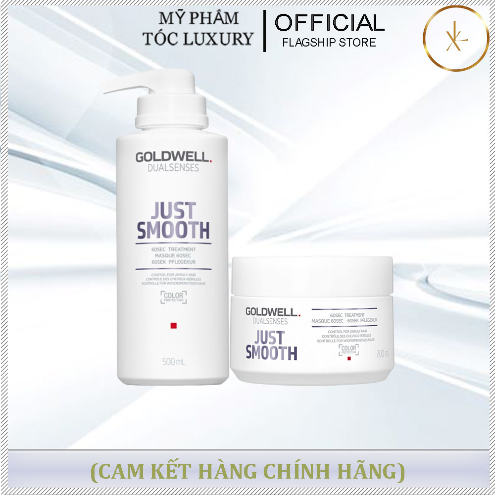 DẦU HẤP TÓC SUÔN MƯỢT GOLDWELL JUST SMOOTH  500ML-250ml