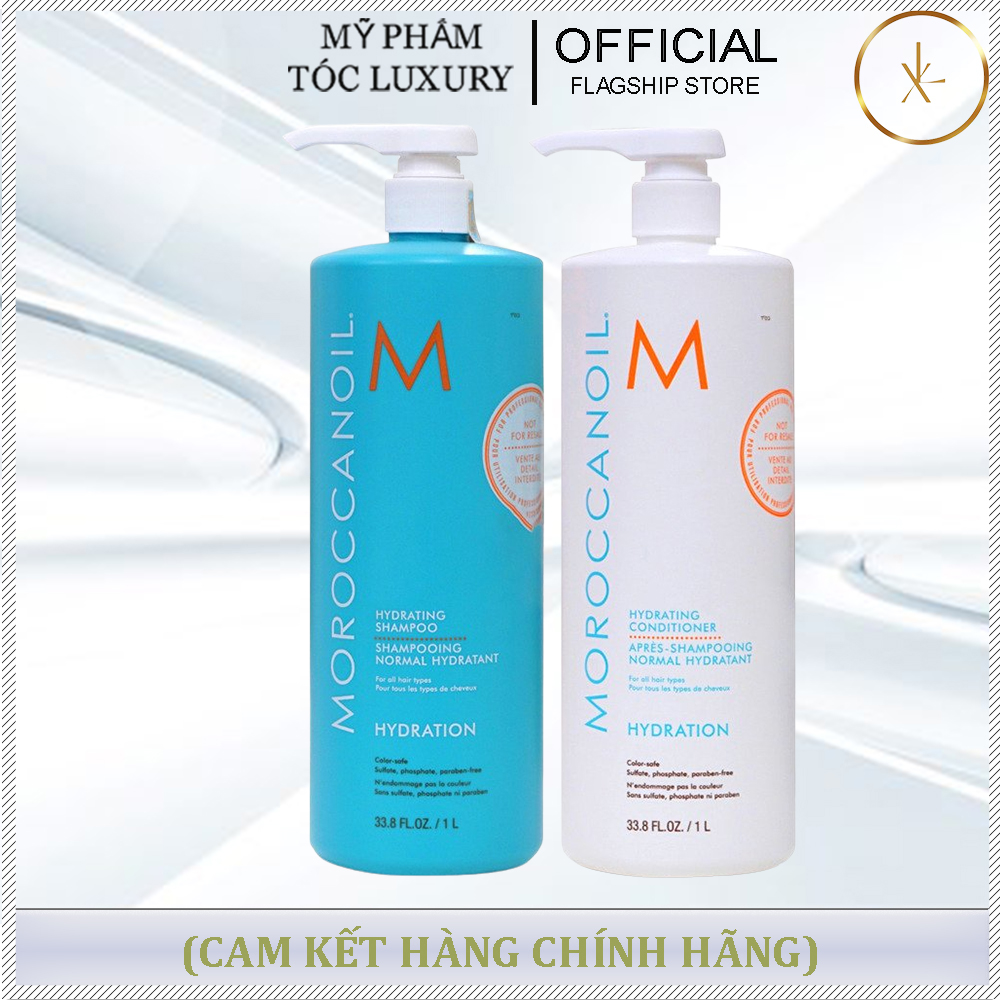 CẶP DẦU GỘI XẢ DƯỠNG ẨM MOROCCANOIL HYDRATING SHAMPOO 1000ML