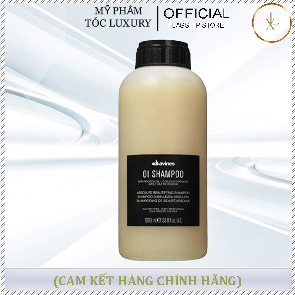 DẦU GỘI DƯỠNG ẨM SUÔN MƯỢT DAVINES OI ABSOLUTE 1000ml