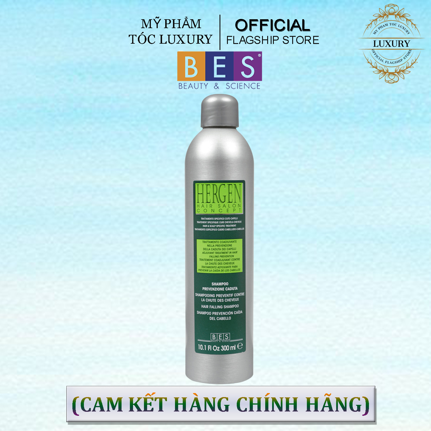 DẦU GỘI BES HERGEN CHỐNG RỤNG VÀ KÍCH THÍCH MỌC TÓC 300ML