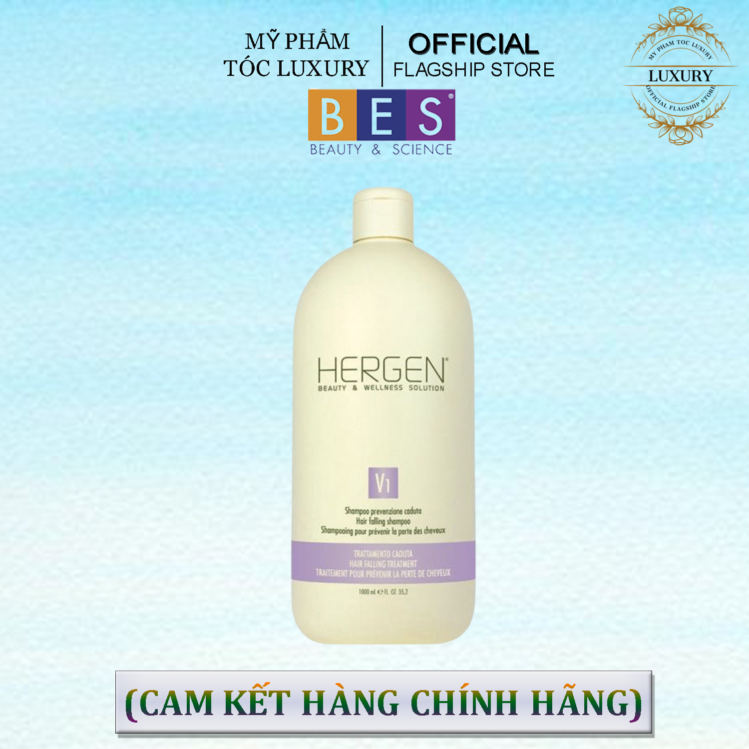 DẦU GỘI CHỐNG RỤNG TÓC V1 BES HERGEN 1000ML