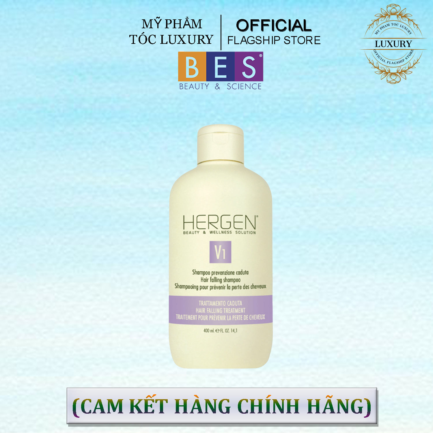 DẦU GỘI CHỐNG RỤNG TÓC V1 BES HERGEN 400ML