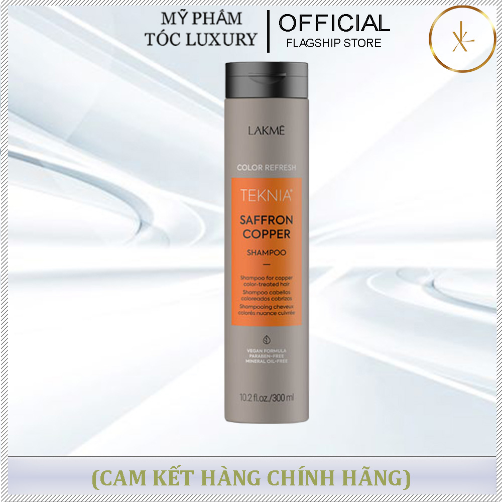 DẦU GỘI DÀNH CHO TÓC NHUỘM MẦU ĐỒNG LAKME TEKNIA SAFFRON COPPER 300ML