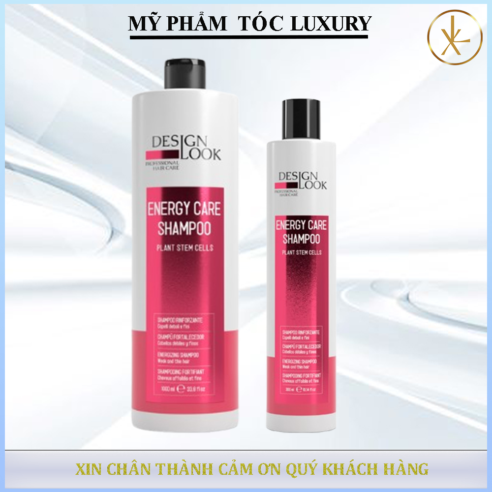 Dầu gội ngừa rụng Design Look Energy dành cho tóc thưa mảnh rụng 300ml-1000ml