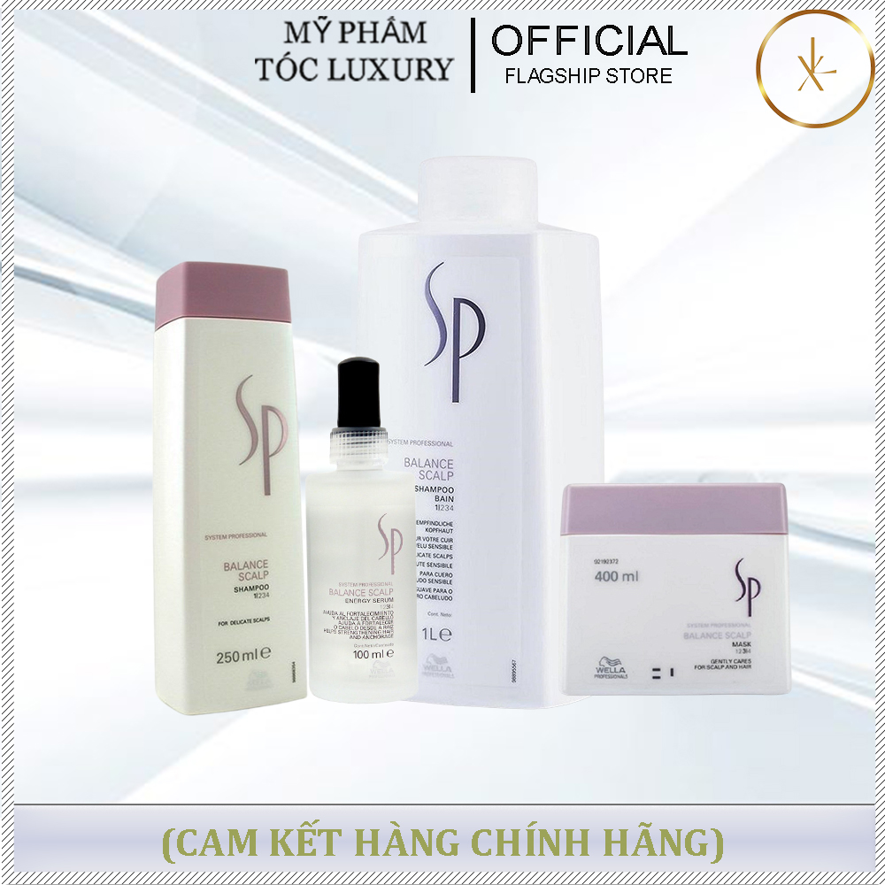 DẦU GỘI CHỐNG RỤNG CÂN BẰNG ĐỘ ẨM DA ĐẦU SP BALANCE WELLA  250ML-1000ml