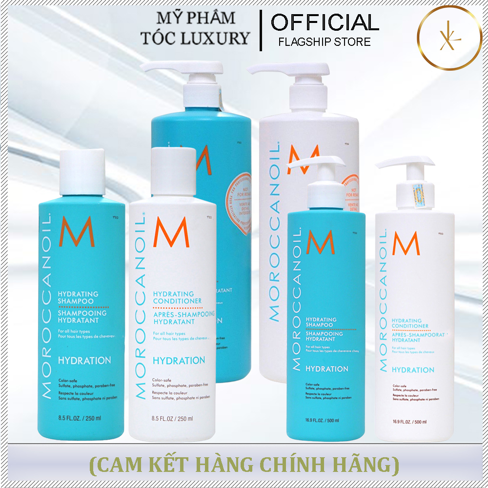 DẦU GỘI XẢ DƯỞNG ẨM MOROCCANOIL HYDRATION 250ML-500ML-1000ML