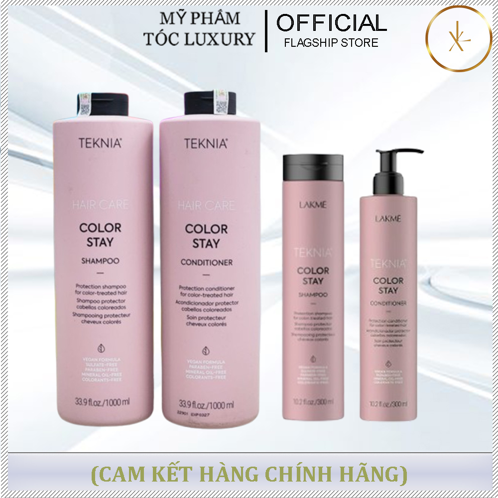 CẶP DẦU GỘI XẢ BỀN MẦU TÓC NHUỘM LAKME COLOR STAY DÀNH CHO MỌI LOẠI TÓC 300ML