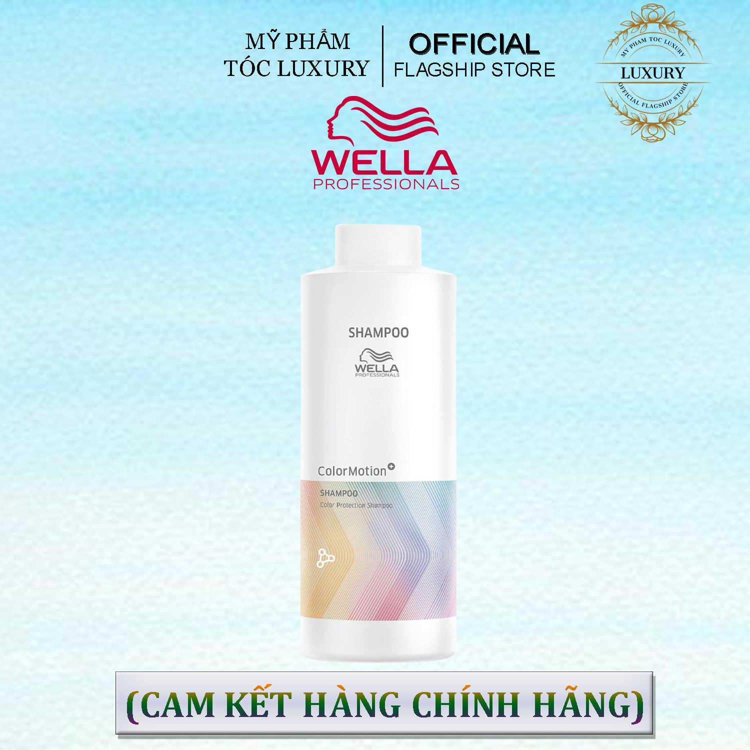 Dầu gội Wella Color Motion chăm sóc tóc nhuộm và phục hồi bề mặt tóc 1000ml