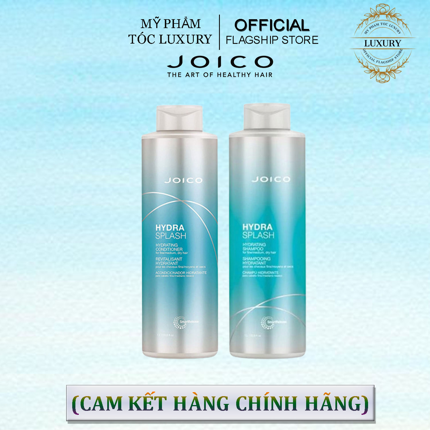 DẦU GỘI XÃ JOICO HYDRASPLASH CHO TÓC THƯỜNG VÀ MỎNG BỊ KHÔ 1000ML