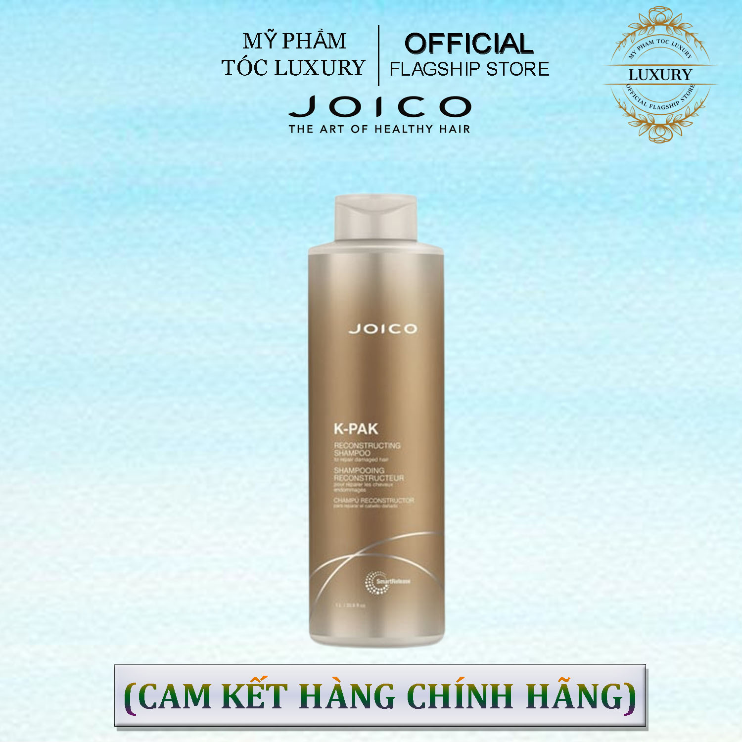 DẦU GỘI JOICO K-PAK RECONSTRUCTING PHỤC HỒI TÓC HƯ TỔN 1000ML