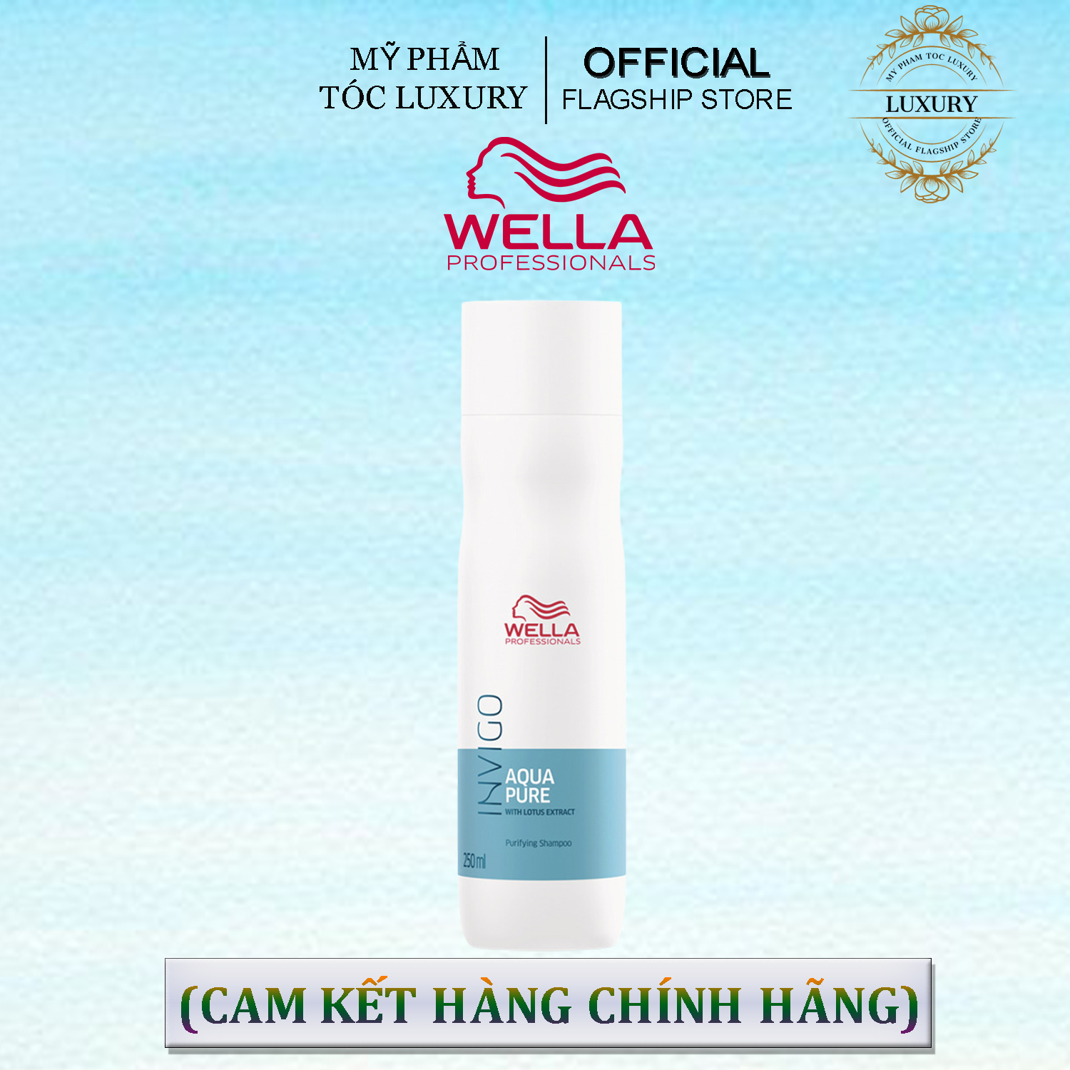 Dầu gội Wella làm sạch sâu da đầu aqua pure 250ml