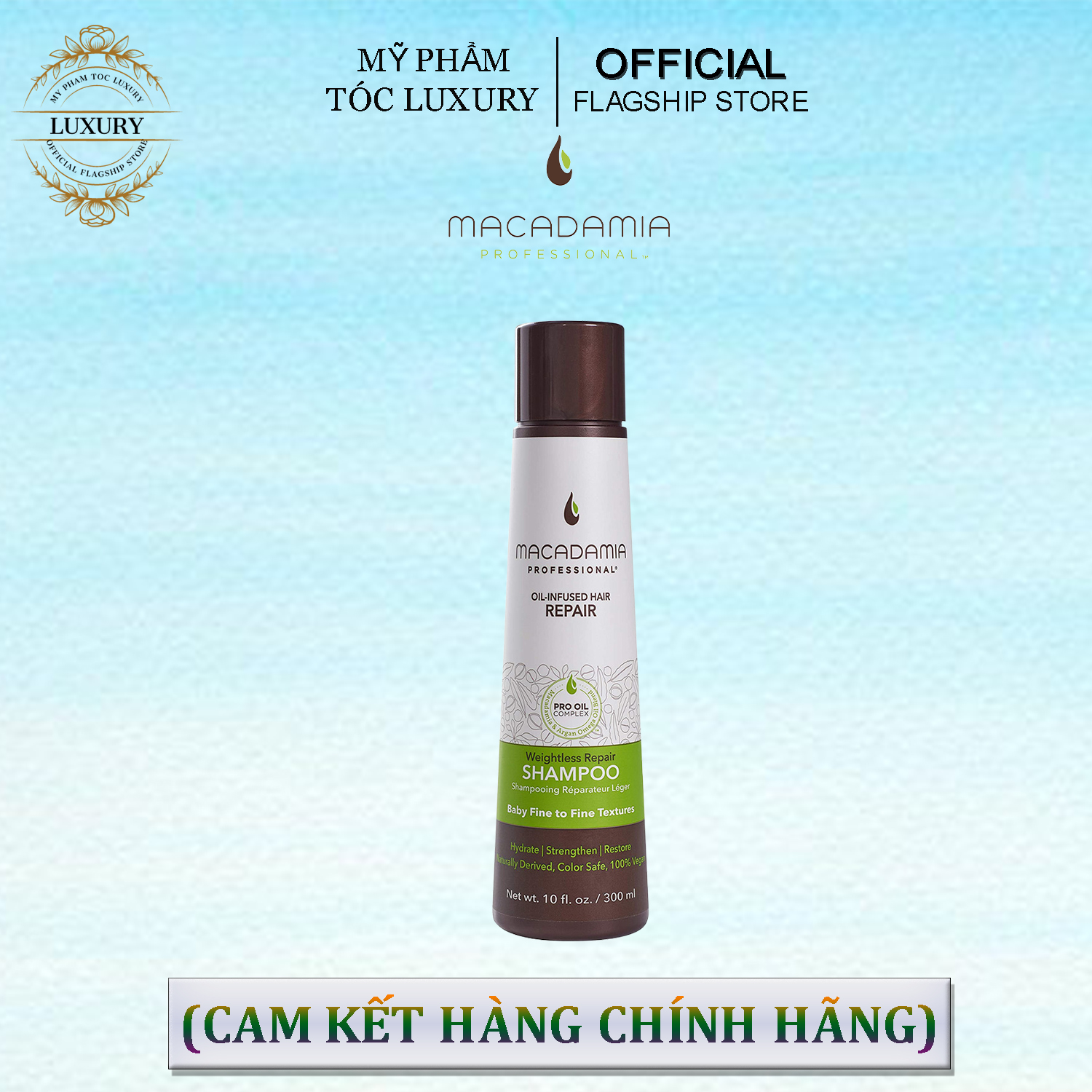 DẦU GỘI TẠO PHỒNG WEIGHTLESS MOISTURE MACADAMIA SHAMPOO 300ML