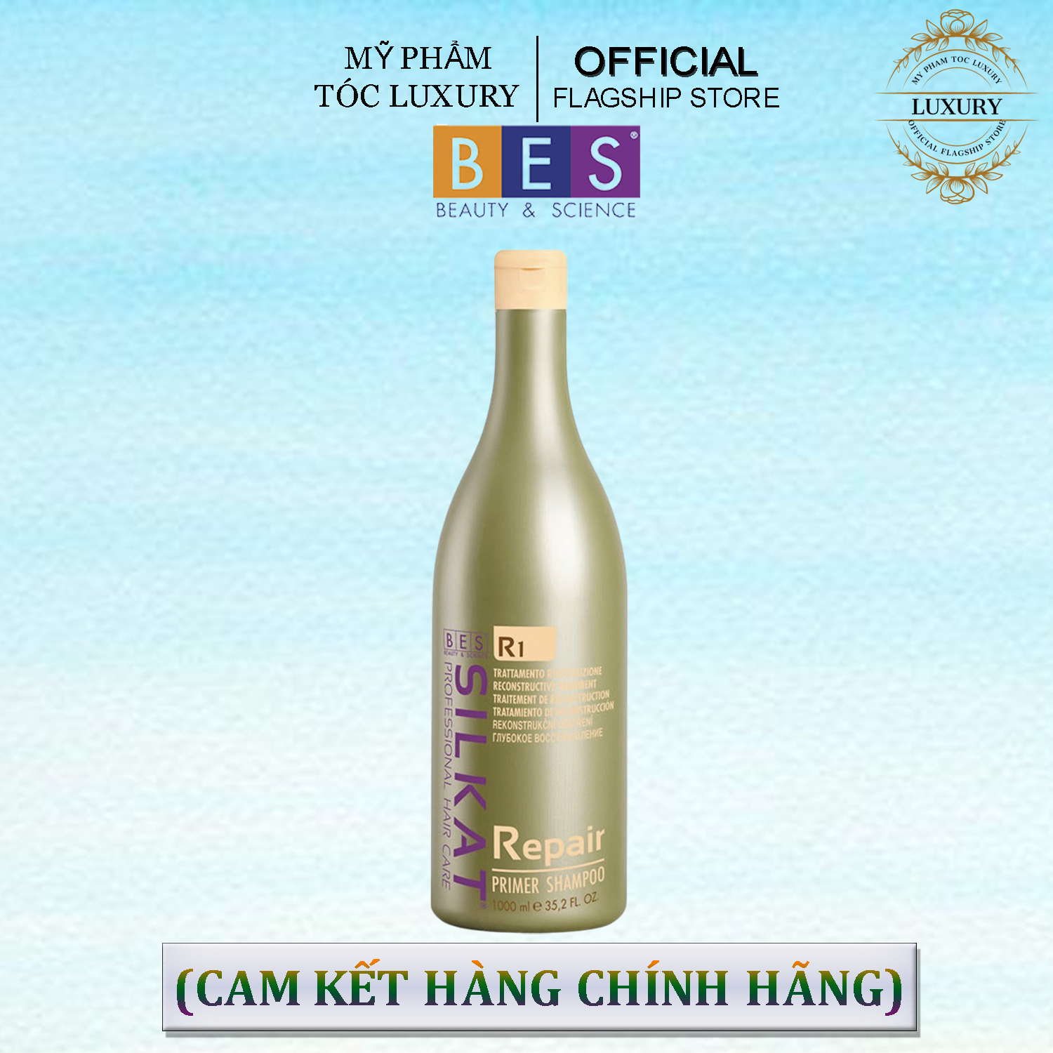 DẦU GỘI BES R1 PRIMER PHỤC HỒI TÓC SHAMPOO 1000ML