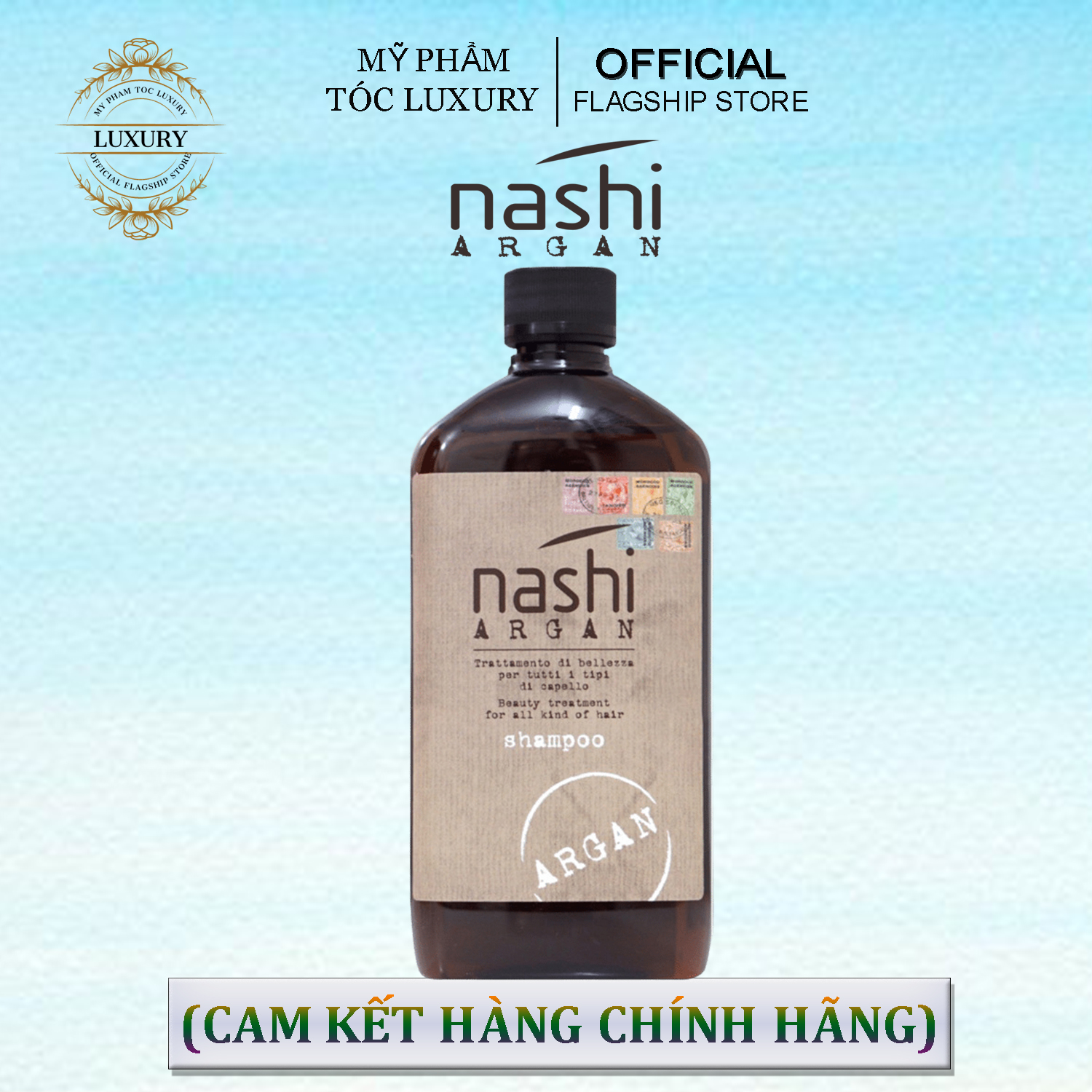 DẦU GỘI NASHI ARGAN CHỮA TRỊ TÓC HƯ TỔN 500ML