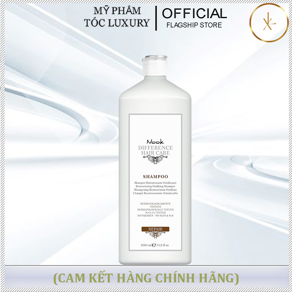 DẦU GỘI PHỤC HỒI TÓC HƯ TỔN VÀ DA ĐẦU YẾU NOOK REPAIR 1000ML