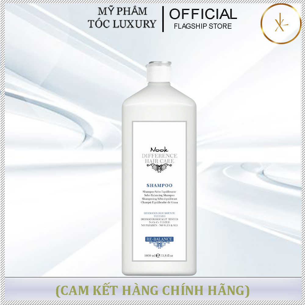 DẦU GỘI CÂN BẰNG ĐỘ ẨM DA ĐẦU NHỜN NOOK RE-BALANCE 1000ML