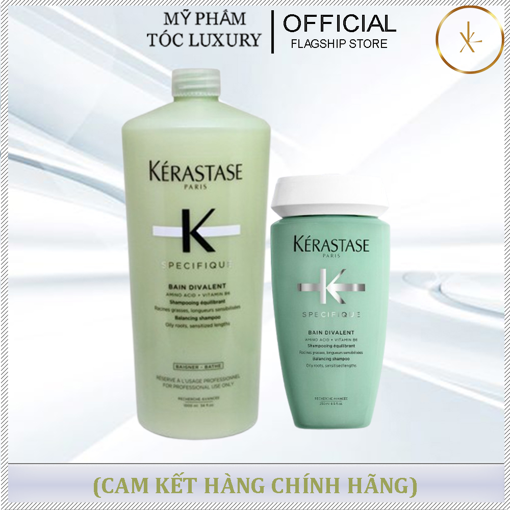 DẦU GỘI CÂN BẰNG ĐỘ ẨM DA ĐẦU NHỜN KERASTASE DIVALENT 1000ML-250ML