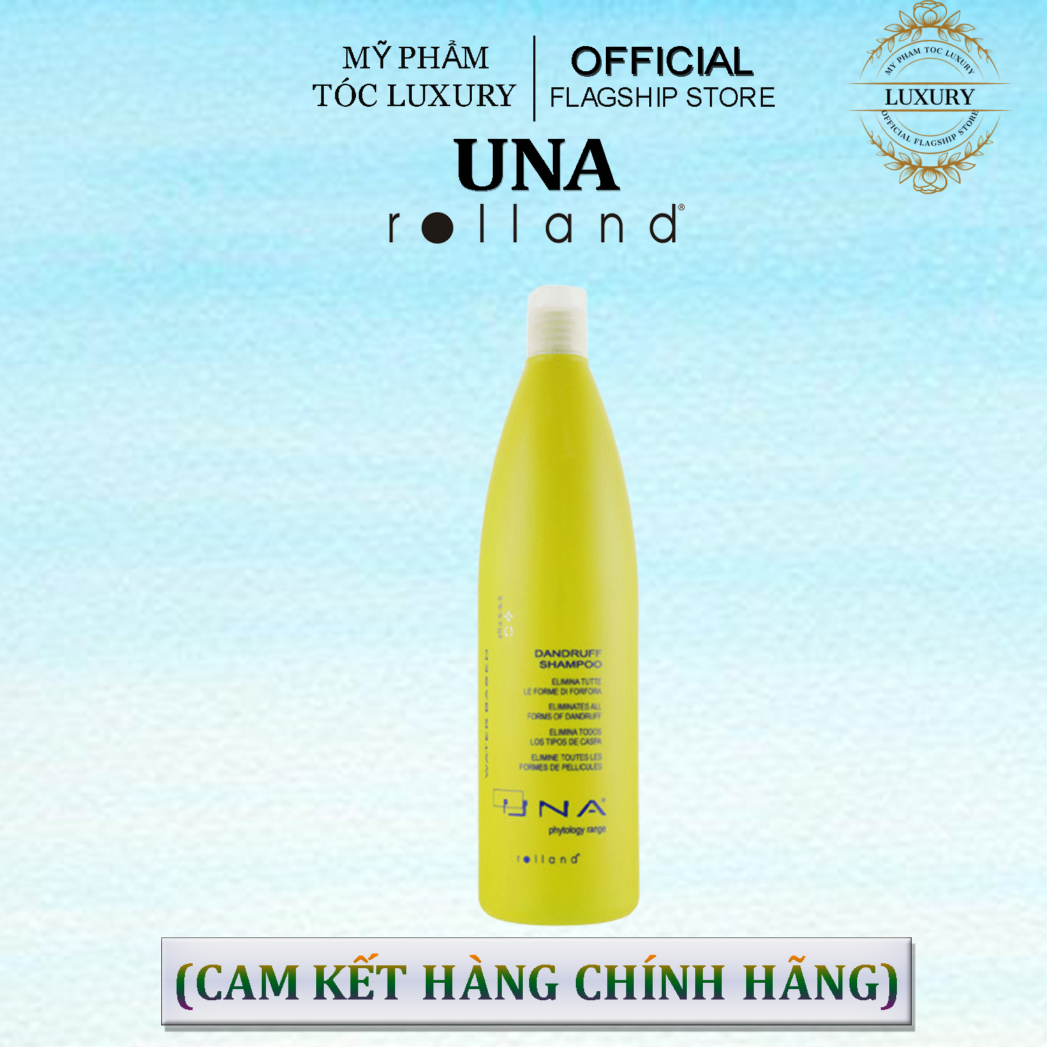 DẦU GỘI TRỊ GÀU DANDRUFF ROLLAND UNA 1000ML