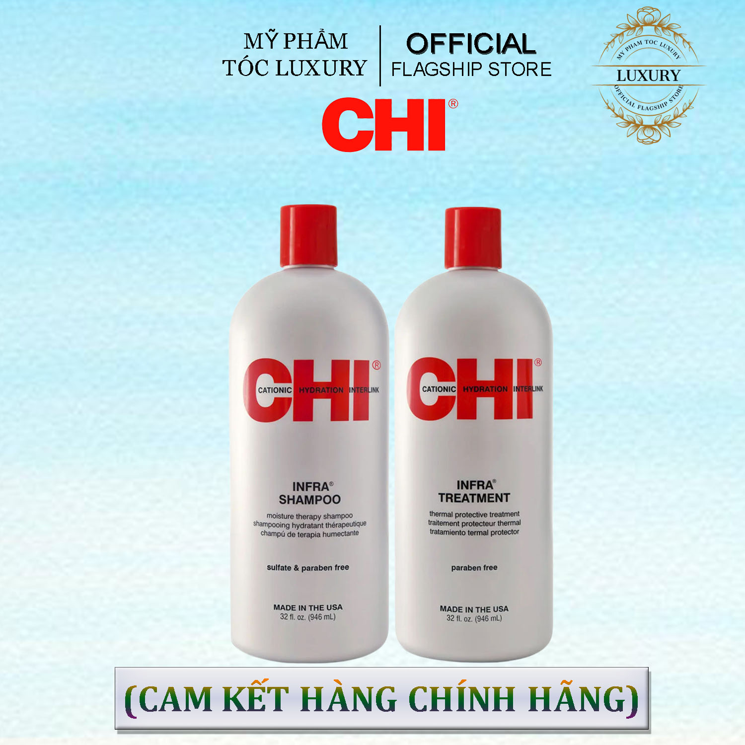 CẶP DẦU GỘI XÃ CHI INFRA DƯỠNG ẨM CHO TÓC KHÔ HƯ 946ML X 2