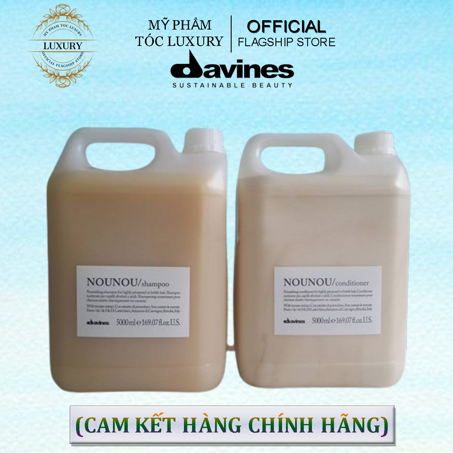 DẦU GỘI XẢ PHỤC HỒI TÓC NOUNOU DAVINES 5000ml