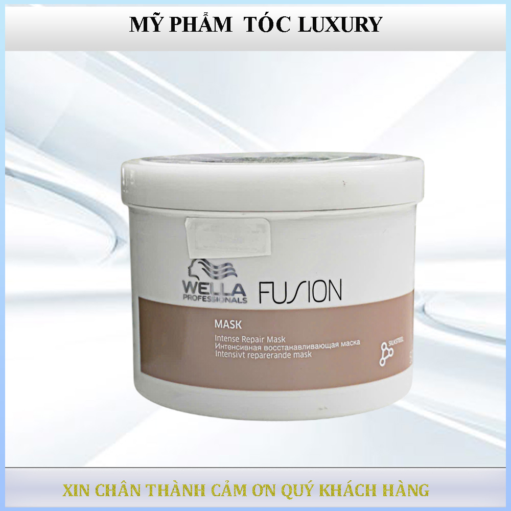 Hấp dầu phục hồi tóc hư tổn gãy rụng Wella Fusion Mask Intense Repair 150ml/500ml