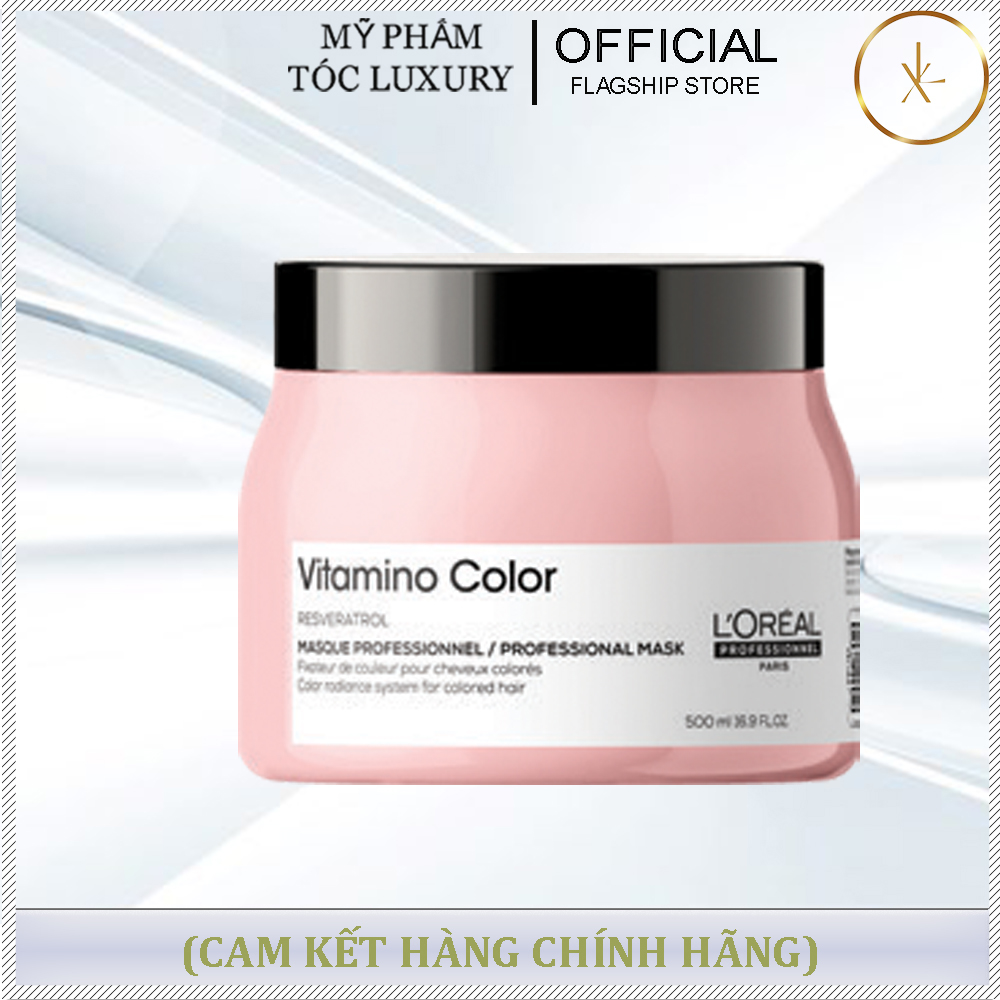 DẦU HẤP GIỮ BỀN MẦU TÓC NHUỘM LOREAL VITAMINO COLOR 500ML