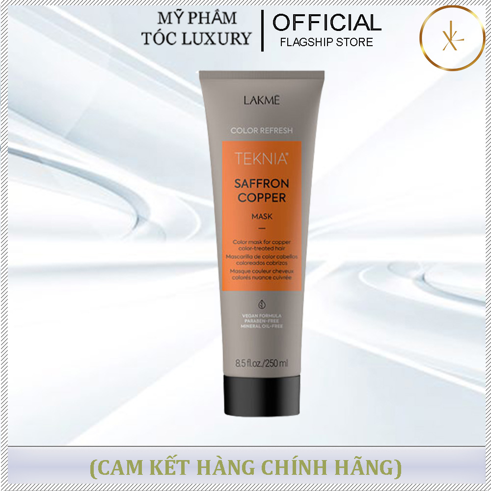 DẦU HẤP DÀNH CHO TÓC NHUỘM MẦU ĐỒNG LAKME TEKNIA SAFFRON COPPER 250ML