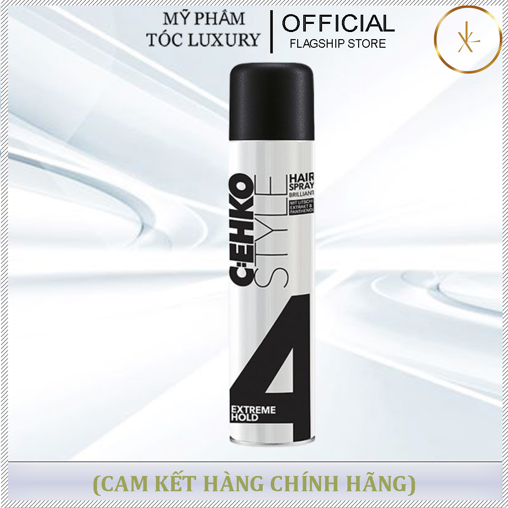 GÔM XỊT TẠO KIỂU TÓC RẤT CỨNG CEHKO STYLE HAIR SPRAY BRILLIANT 400ML