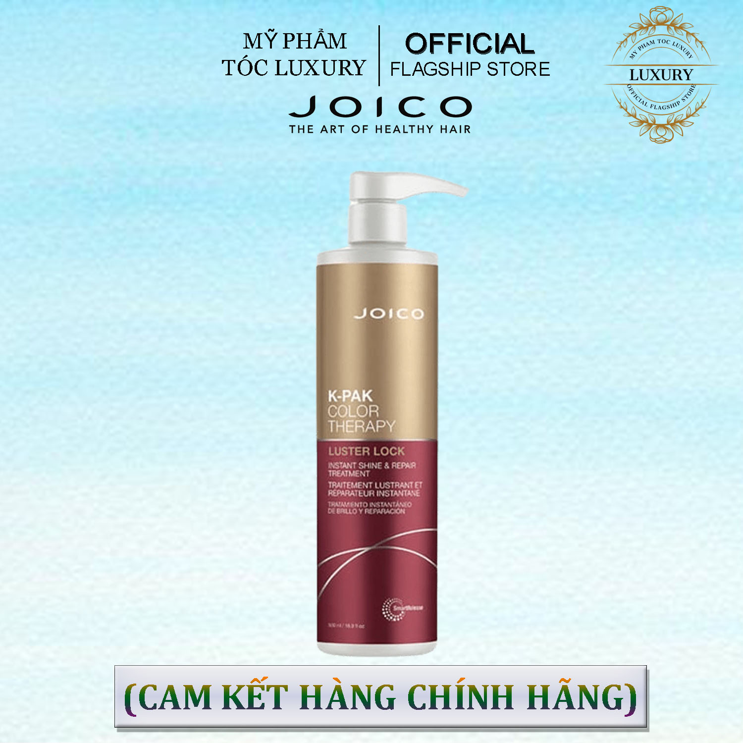 HẤP DẦU DƯỠNG MÀU TÓC NHUỘM JOICO K-PAK COLOR THERAPY LUSTER LOCK 500ML