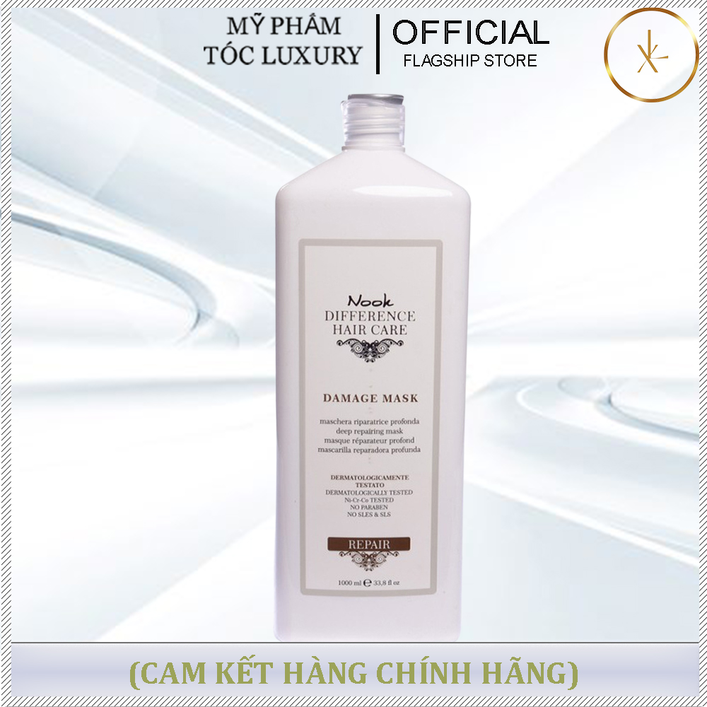 DẦU HẤP PHỤC HỔI TÓC DẦY VÀ DA ĐẦU YẾU NOOK REPAIR DAMAGE MARK 1000ML