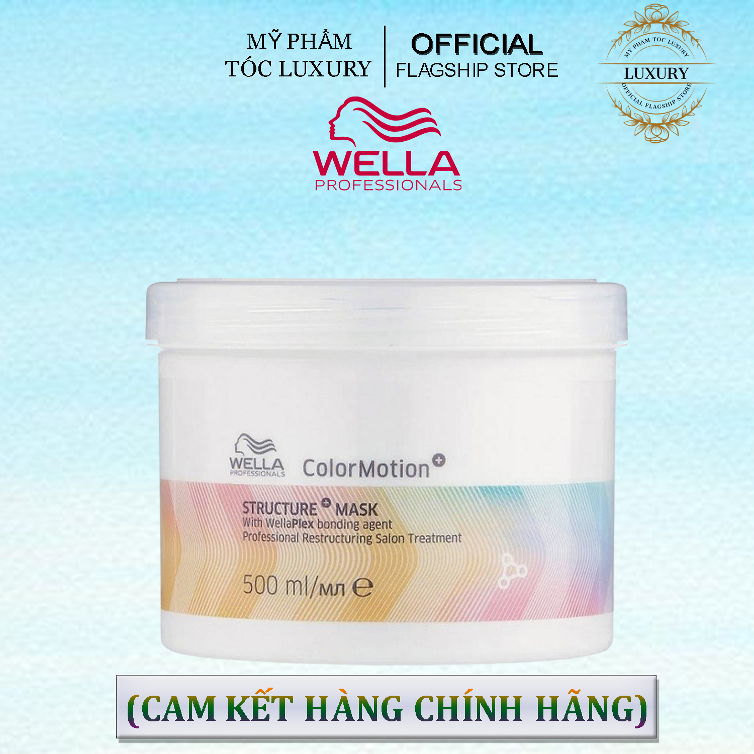 Hấp dầu Wella Color Motion phục hồi chuyên sâu cho tóc nhuộm 500ml