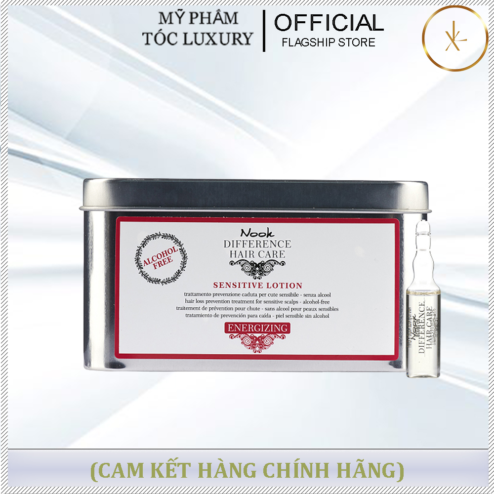 HUYẾT THANH CHỐNG RỤNG VÀ KÍCH MỌC TÓC CHO DA ĐẦU NHẠY CẢM ENERGIZING SENSITIVE LOZIONE FIALE 12X7ML